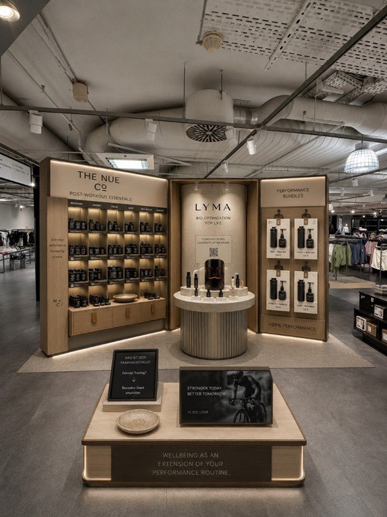 Konzeptionelle Neugestaltung mit Wellbeing-Platzierung im Store